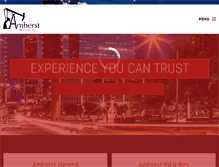 Tablet Screenshot of amherstoilandgas.com